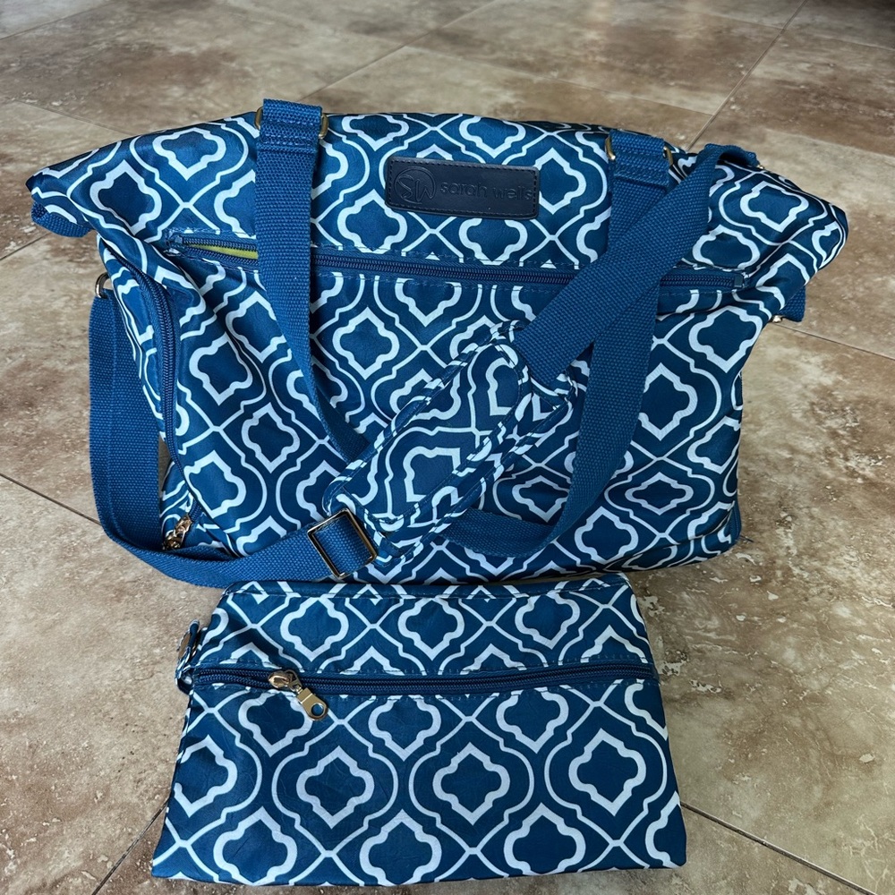 Sarah Wells Lizzy breast pump tote & accessory bag